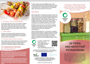 NEPLYTVAJME POTRAVINAMI